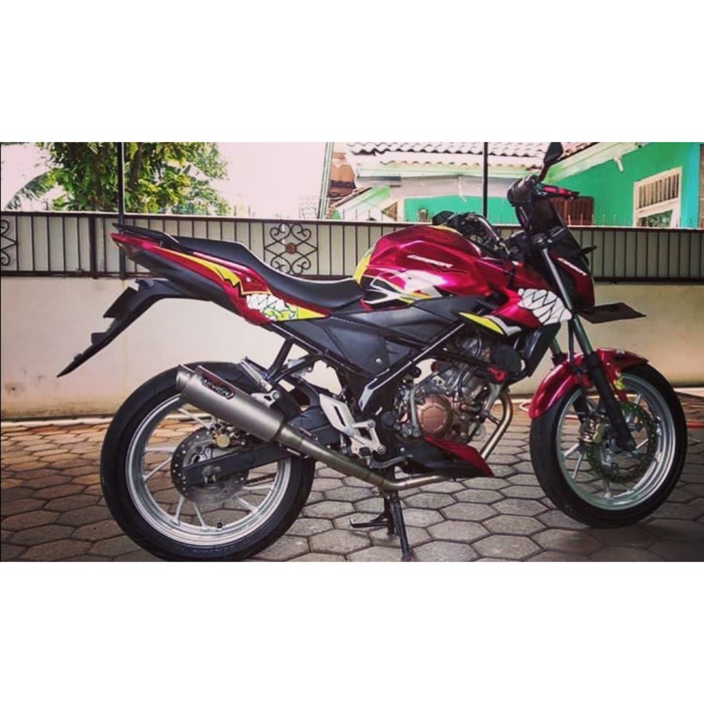 (PROLINER) FULL SYSTEM TR1 R SHORT KNALPOT R15 CB150 VIXION SONIC MX K46 FU CRF KLX TIGER-CB150R ALL NEW SF