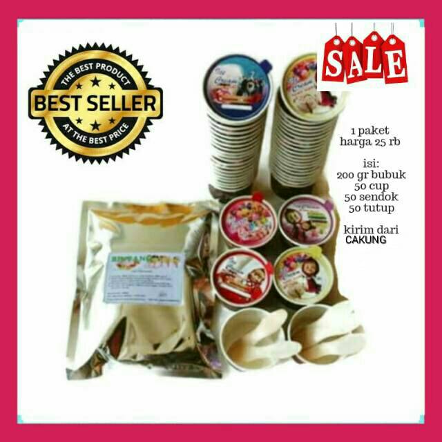 

Paket Bubuk Es Krim 200gr