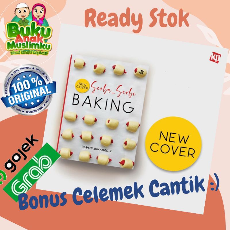 SERBA SERBI BAKING (Ms Rinadedik) (Bonus 1 BUKU RESEP+CELEMEK+SENDOK TAKAR)