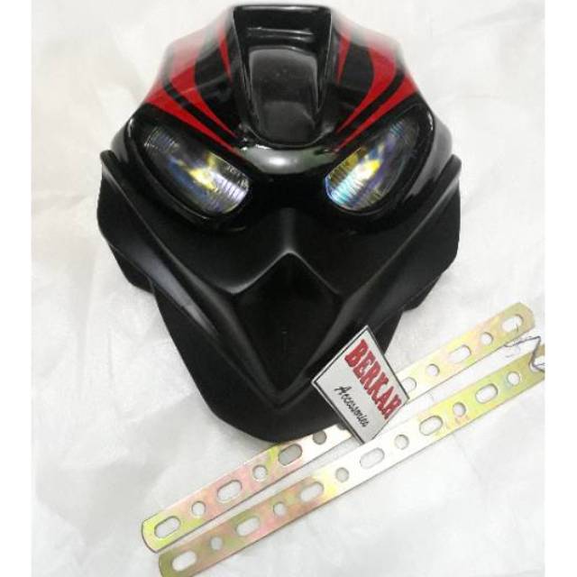 Batok Kedok Lampu Depan Monster Universal Shopee Indonesia