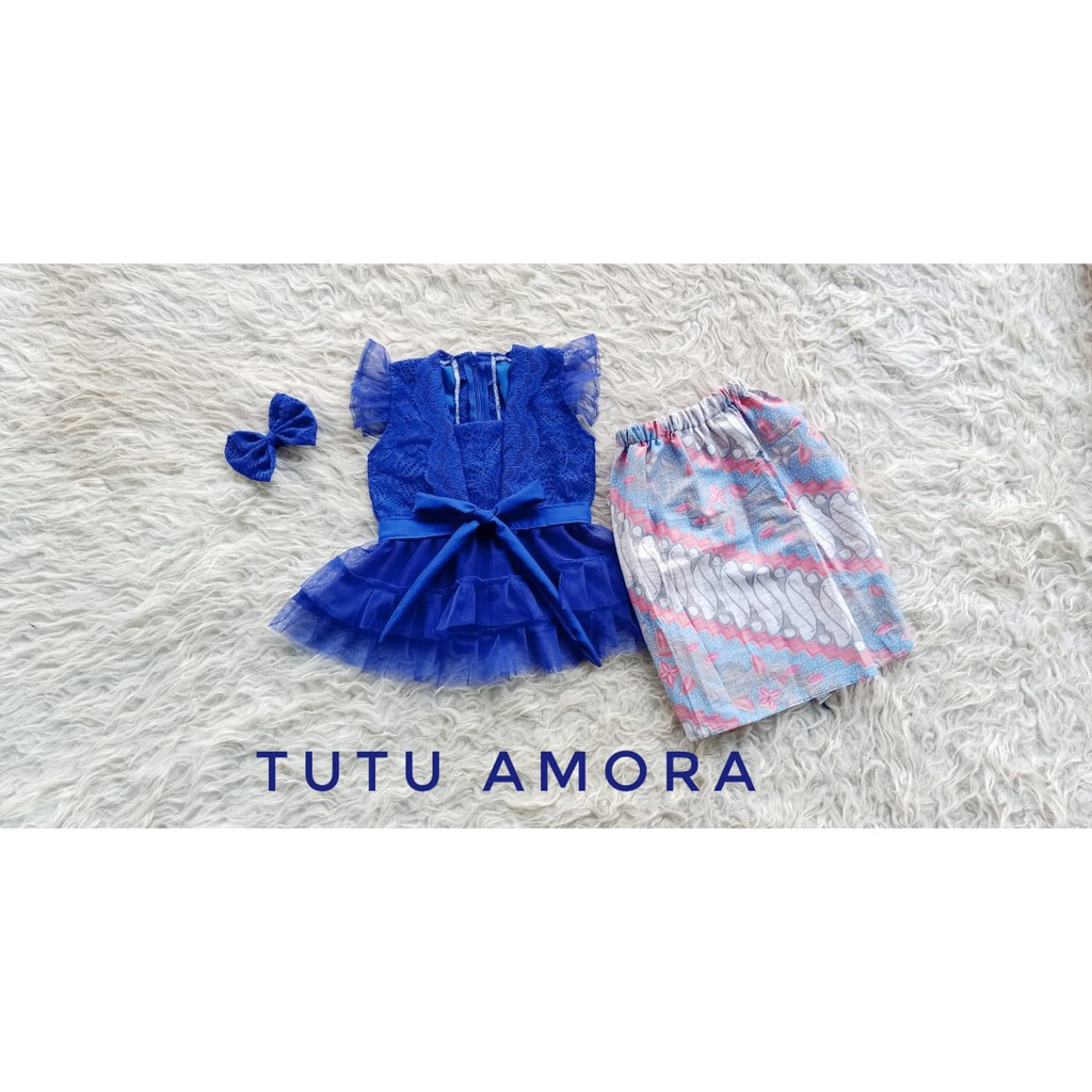 BAJU ANAK MODERN KEBAYA ANAK AMORA BAHAN BROKAT