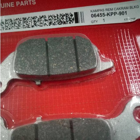 ORIGINAL AHM KAMPAS REM BELAKANG DISK CAKRAM SUPRA X 125 MEGAPRO VERZA