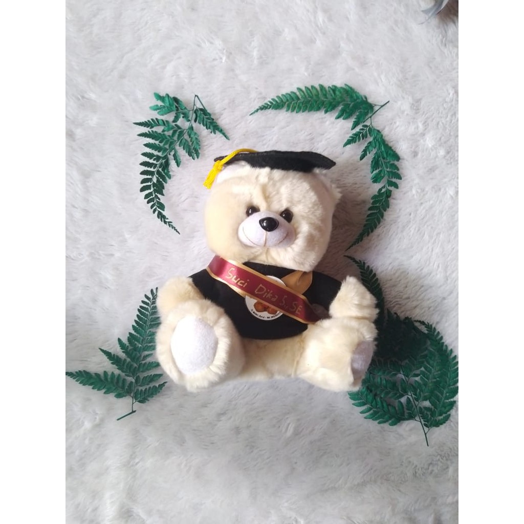 Boneka Wisuda Medium | Free Plastik Kemasan