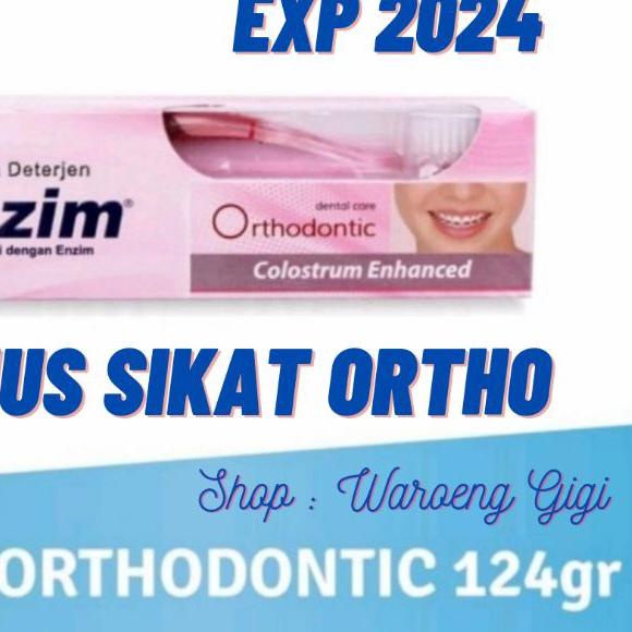 (Free Sikat Ortho) Pasta Gigi Odol ENZIM ORTHO Orthodontic 124gr