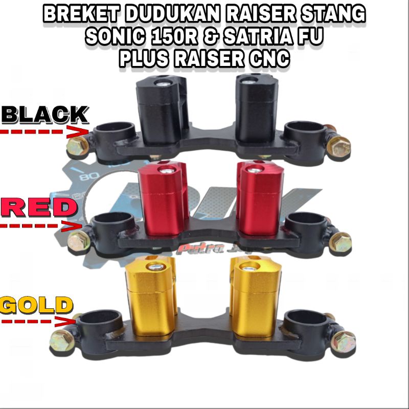 Breket Dudukan Stang Rzr Sonic 150R Dan Satria Fu Dudukan Stang Rzr Sonic 150R Satria Fu