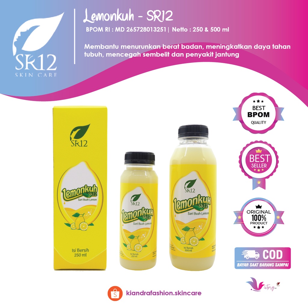 

SARI BUAH LEMON ASLI | LEMONKUH SR12 250 ml