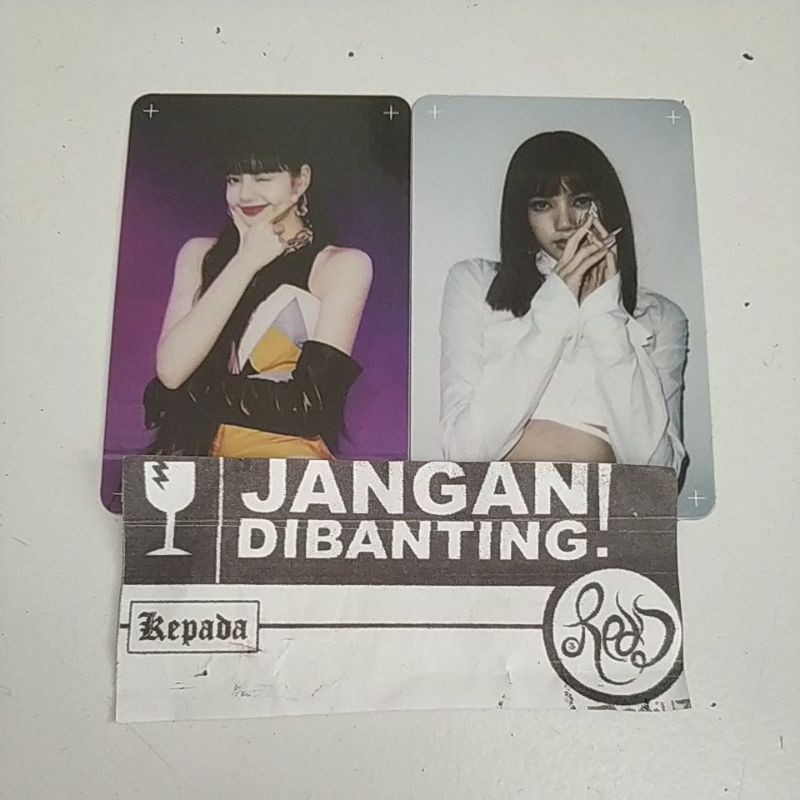 [READY STOCK] LISA BLACKPINK How You Like That Official Photocard