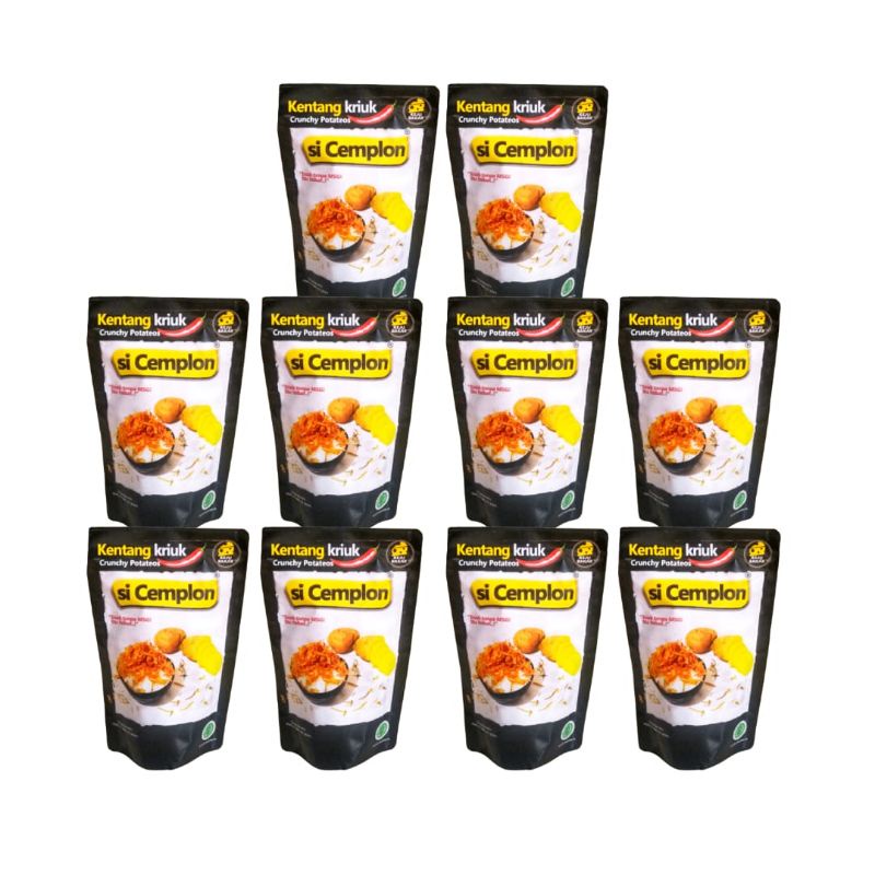 

Si Cemplon Harga Reseller Kering Kentang Keju Bakar Pedas Non MSG 52g Khas bogor