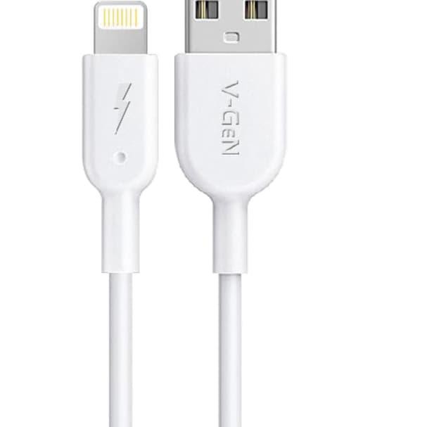 C Kabel Data Lightning V Gen Cl3 01 Kabel Iphone 2 4a Vgen Usb 3 Meter C Shopee Indonesia