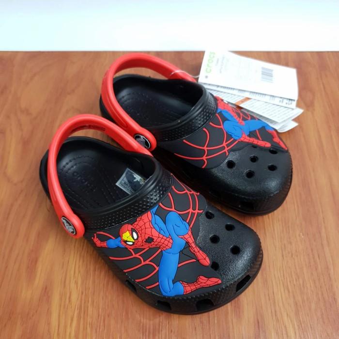 SANDAL ANAK CROCS SPIDERMAN CLOG KIDS ORIGINAL CROCS PROMO