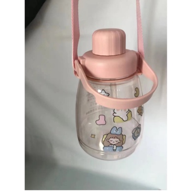 Botol Minum Anak Big Belly Water Children Cup Bottle + Sticker 1100ml H486