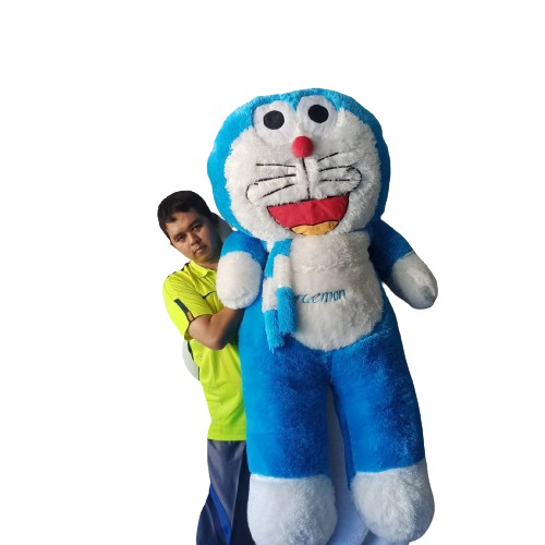 TERMURAH Doraemon berdiri bulu rasfur super jumbo 1,5m