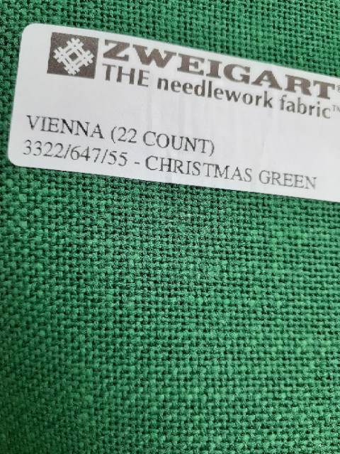 Kain kristik Zweigart Vienna 22 ct