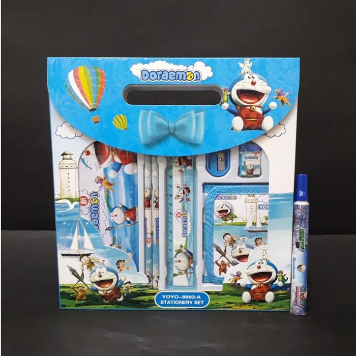 

[jkhu] Paket Alat Tulis Sekolah Stationery Doraemon YOYO 8003-A