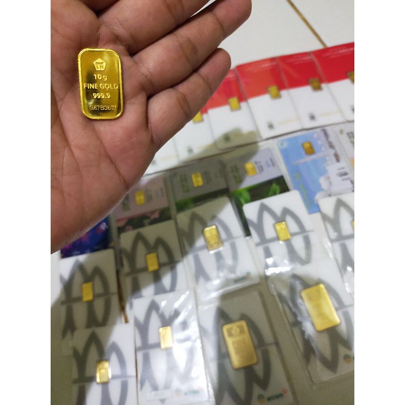 Antam retro 10 gram mulus gratis dompet