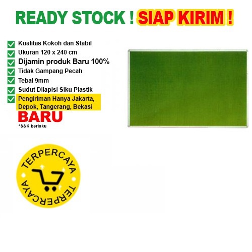 

Papan Pin Board / Soft Board SAKANA Bludru 120x240 cm