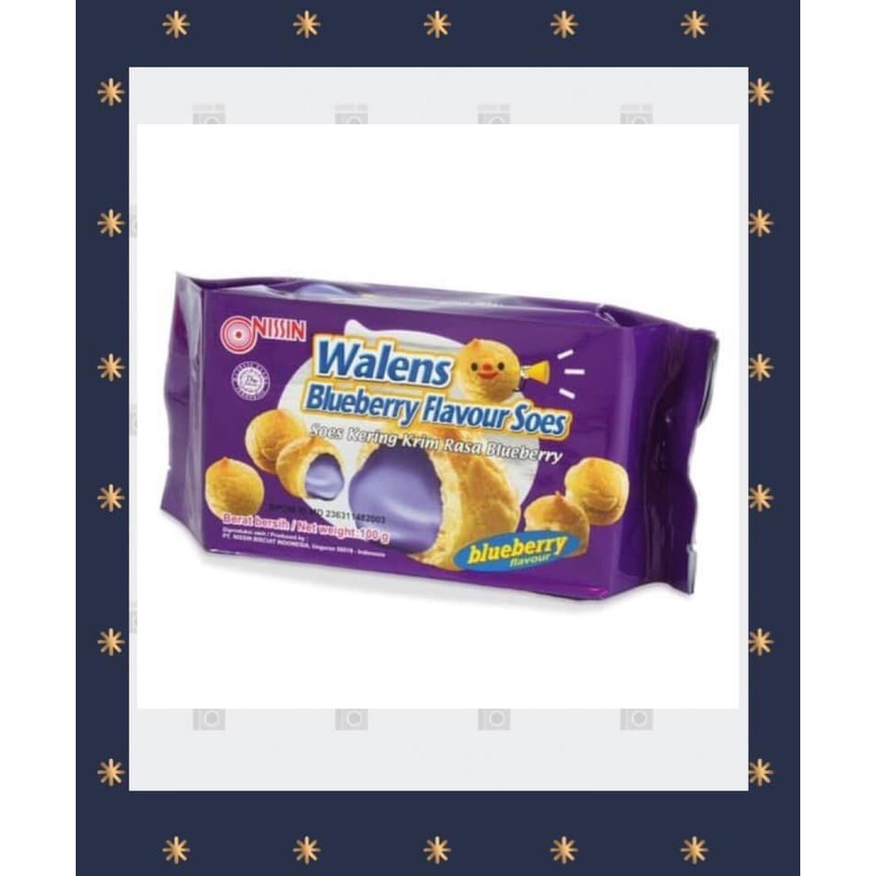 

Walens Blueberry Flavour Soes 100gr