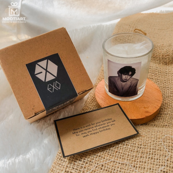 [MOOTIART.ID] EXO EDITION - Lilin Aromaterapi Scented Candle Aromatherapy candle gift box hadiah kad