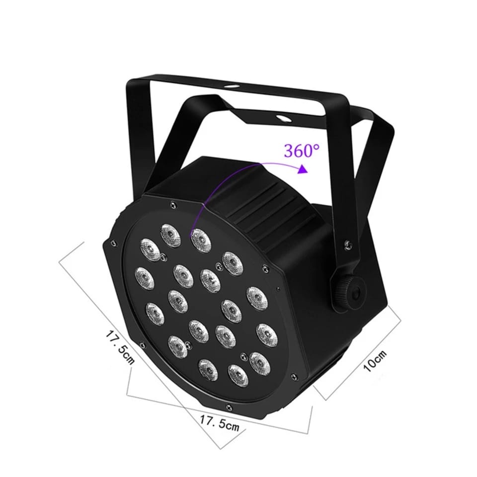 Lampu Sorot Panggung Disco Spotlight Hias 54 x 3W / 18 x 1W