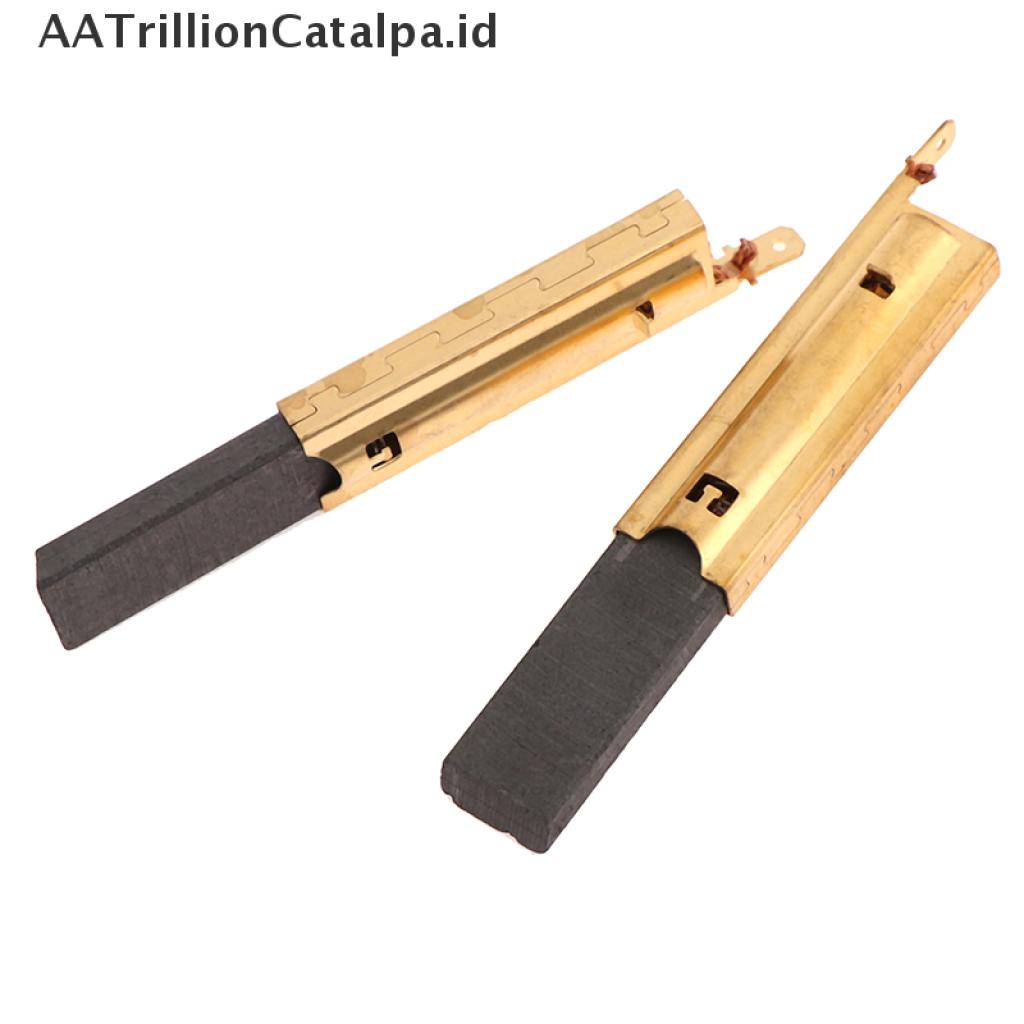 Aatrillioncatalpa 2Pcs / set Brush Insert Karbon Motor Mesin Cuci 5x13.5mm