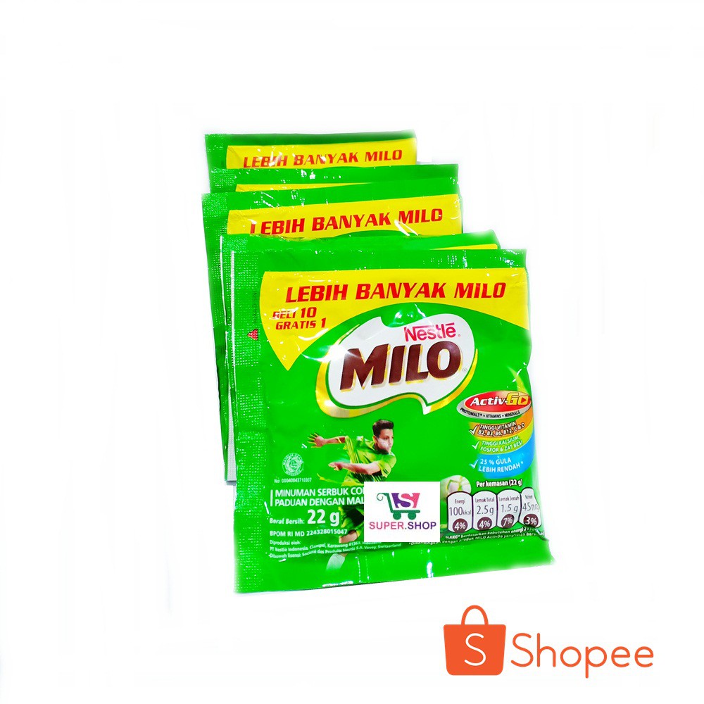 Nestle Milo Activ Go Sachet 18Gram (10 pcs)
