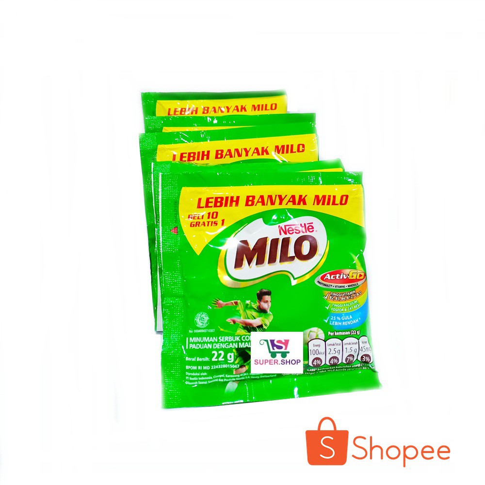 

Nestle Milo Activ Go Sachet 18Gram (10 pcs)