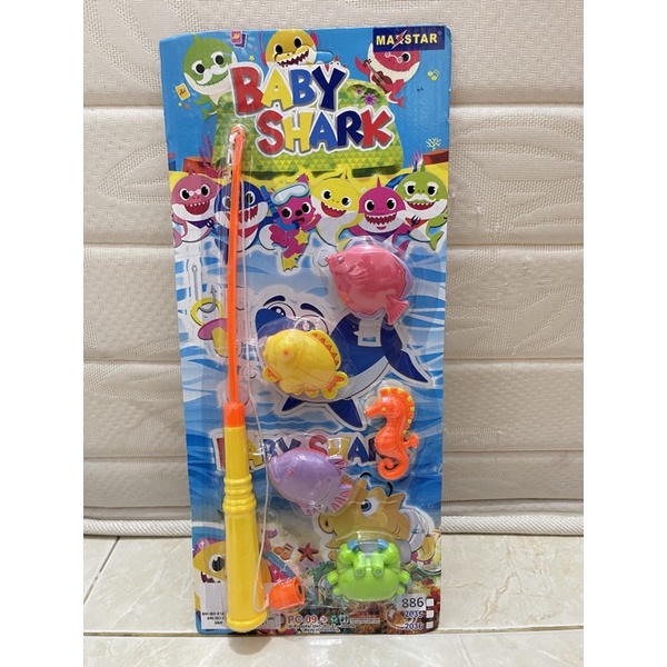 Mainan Pancingan Magnet Baby Shark 886 -Mainan anak pancingan magnet