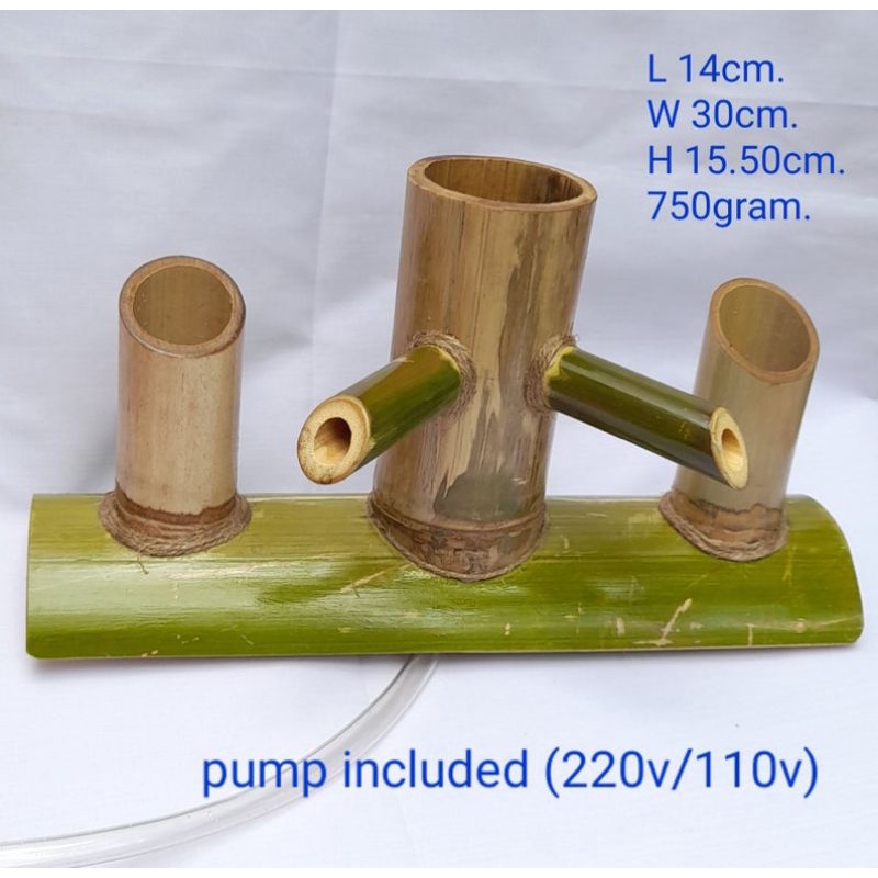 Bamboo Fountain Waterfall / kerajinan miniatur air mancur dari bambu