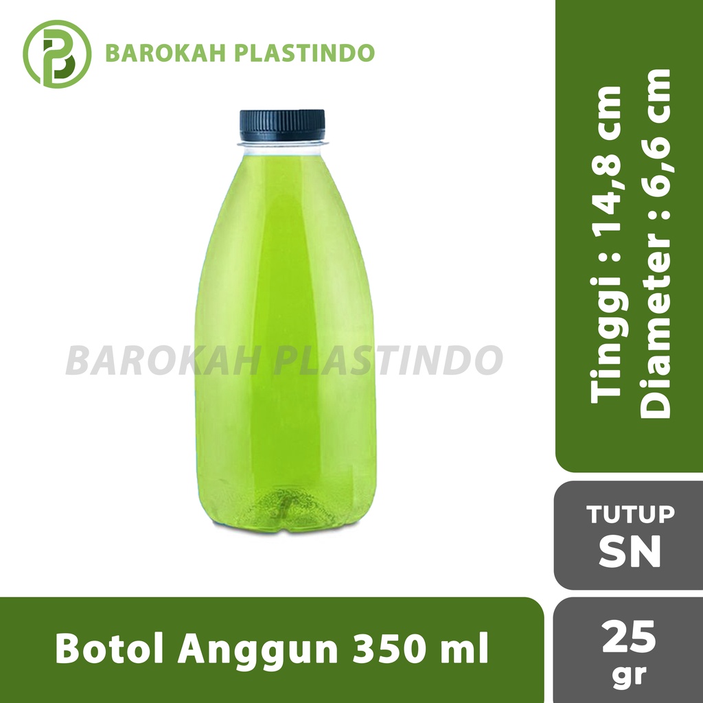 Botol Anggun 350 ml / Botol Plastik 350 ml / Botol Cantik 350 ml