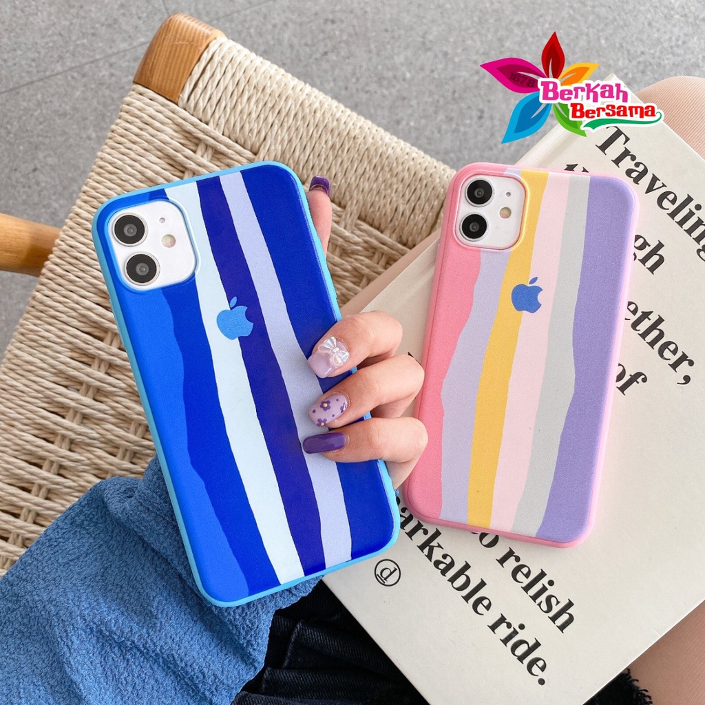 ss046 softcase rainbow ip 6 7 7+ x xs bb5561