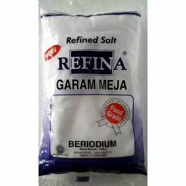 

Garam meja refina 500 gr