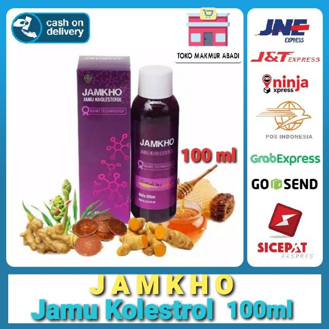 Obat Herbal JAMKHO 100ml Turunkan Kolestrol 100% ASLI &amp; ALAMI Jamu Kolestrol JAMKHO MURNI