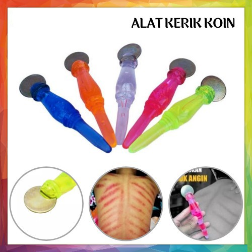 Alat Kerikan / Alat Kerokan Koin Untuk Masuk Angin 2IN1 Untuk Kesehatan