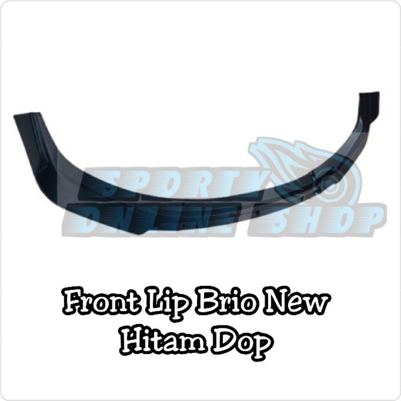 List Bumper Front Lip Brio Hitam Dop