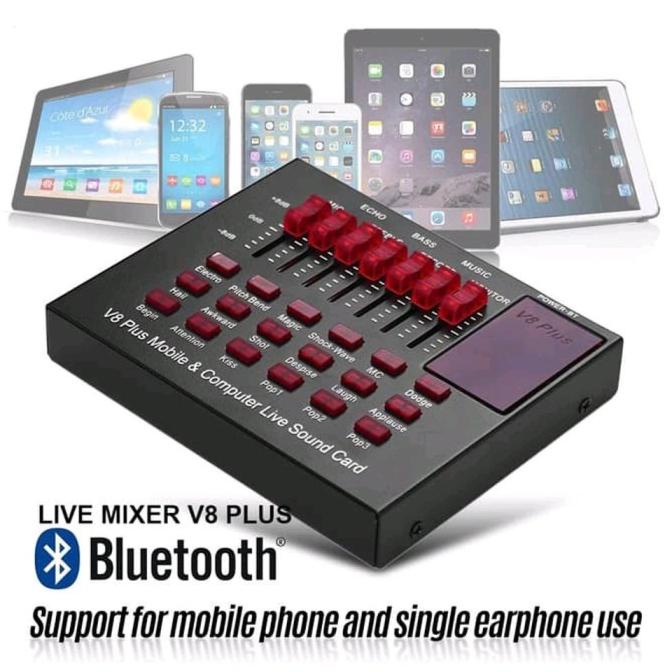 SOUND CARD V8 PLUS MIXER EXTERNAL TAFFSTUDIO