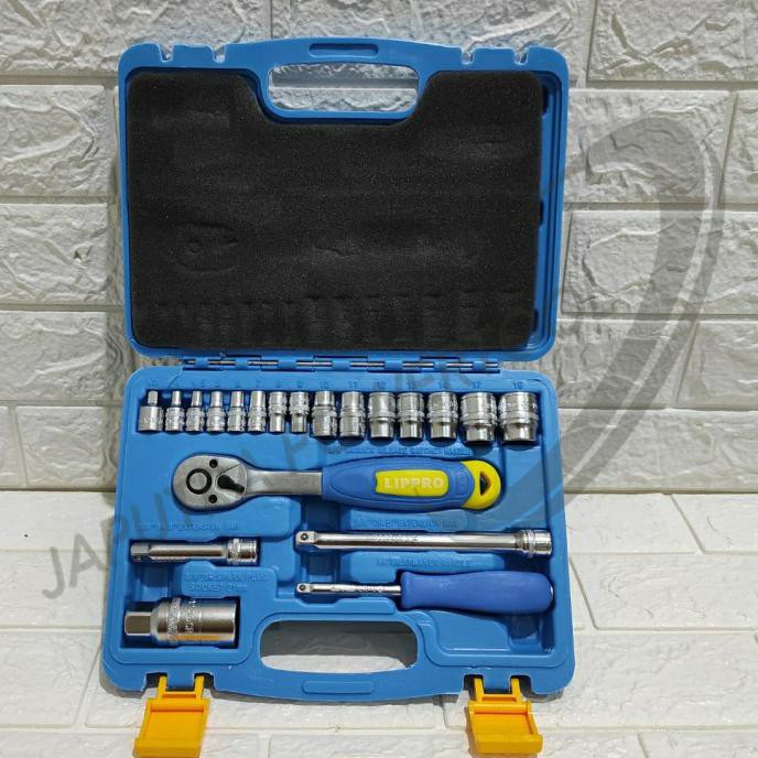 Hemat Lippro Kunci Sok Set 21 Pcs - Lippro Hand Socket Set 21 Pcs Limited