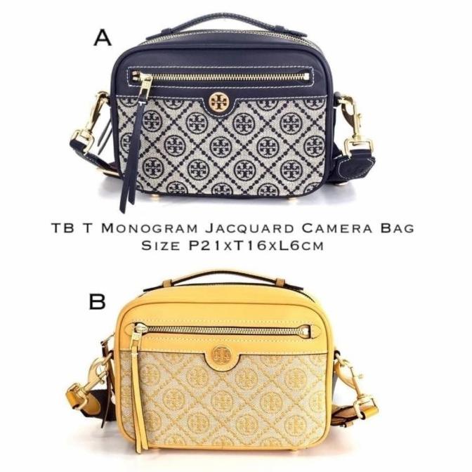 TB T MONOGRAM JACQUARD CAMERA BAG C ADS455ES