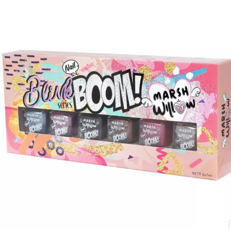 KUTEK MARSHWILLOW SET - MARSHWILLOW NAIL BOOM BLINK SERIES SET - CAT KUKU MARSHWILLOW