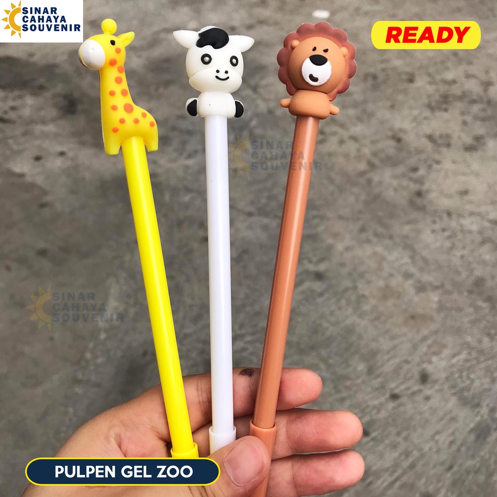 

Pulpen Gel Hitam | Pulpen Gel Zoo Jerapah Sapi Singa ATK Murah Lucu Alat Tulis Kantor Sekolah Stationery Souvenir Unik