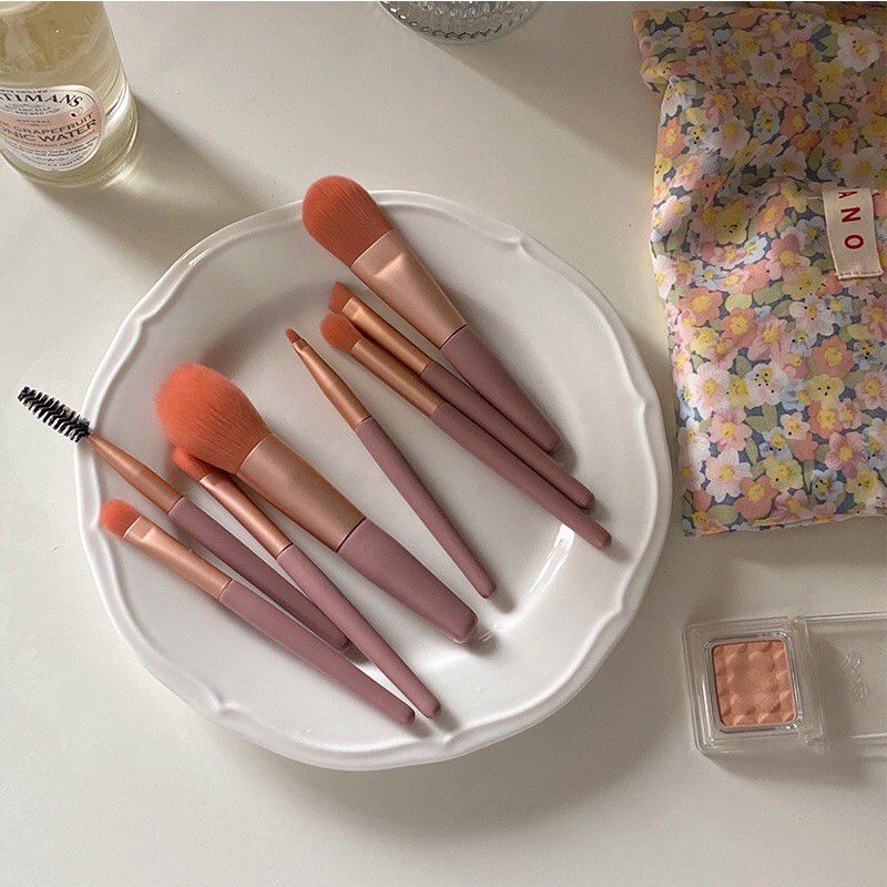 Kuas Make Up 8in1 Make Up Tools Set Kuas Make Up Brush Makeup