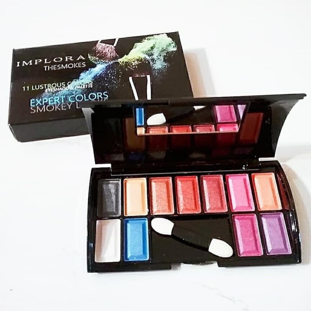 Implora Eyeshadow Palette 7672 Rumah Cantik Eyeshadow Mata Yang Membuat Lebih Cantik Saat digunakan  dan Membuat Hasil Make Up Lebih Terlihat