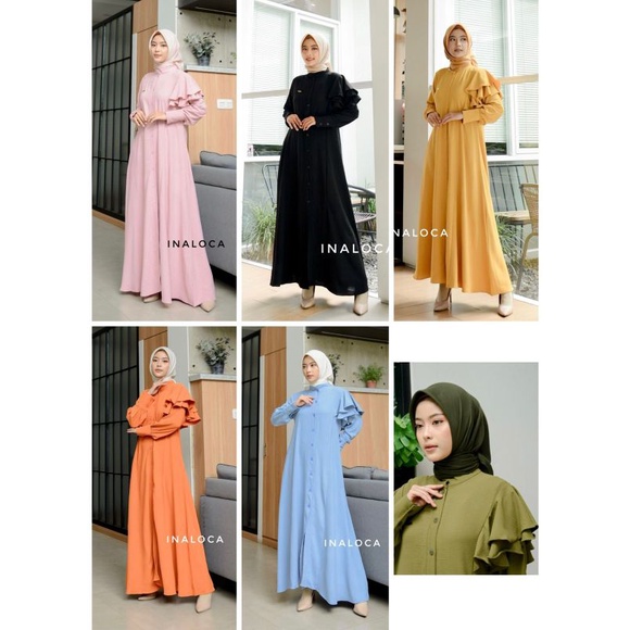Siena Dress by Inaloca - gamis termurah