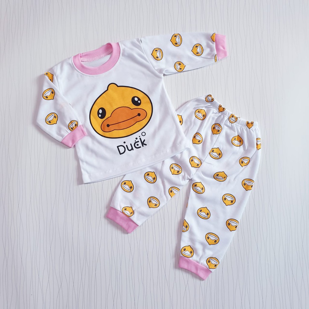 COD Bayar Ditempat Baju Baby Piyama Panjang bayi Ducky/ Baby Alicia