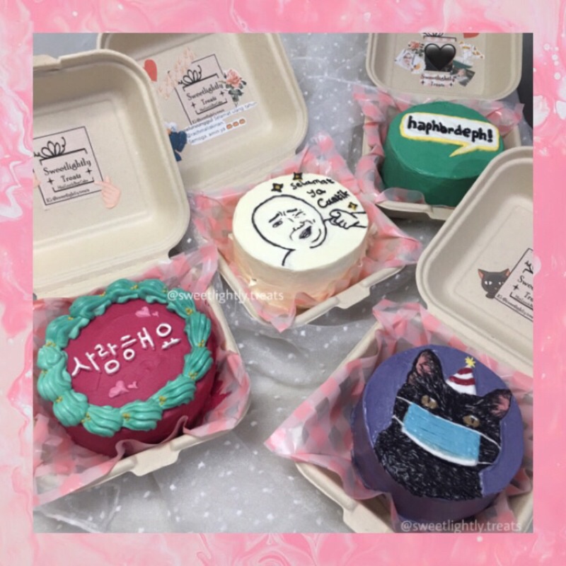 

Korean lunch box cake | lunch box cake | Custom cake | cute cake | cake kekinian