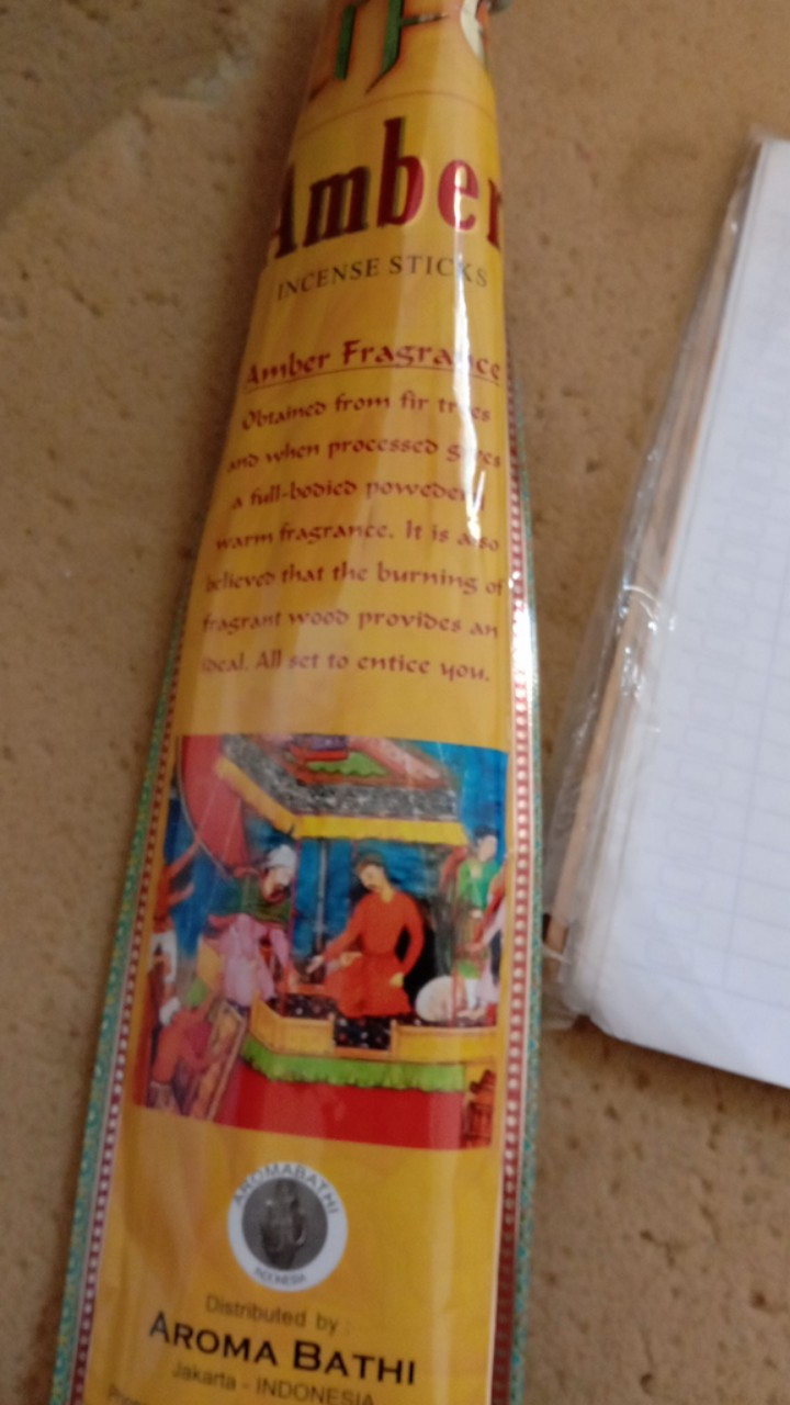 Dupa Hio Amber Pounch Isi 50 Batang By Life Darshan Maharaja India