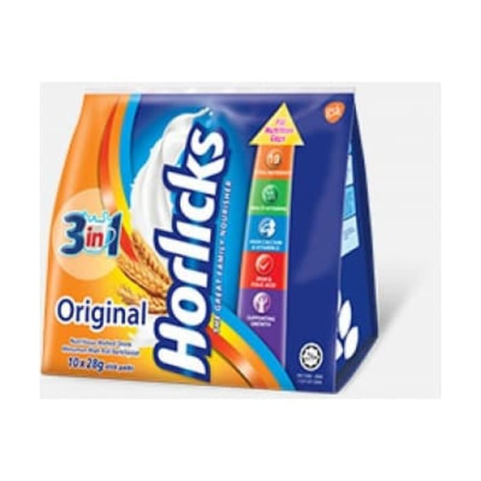 

#HANDCARRY Horlicks 3 In 1 Malt Drink 10sX28g - UFOHCR1539