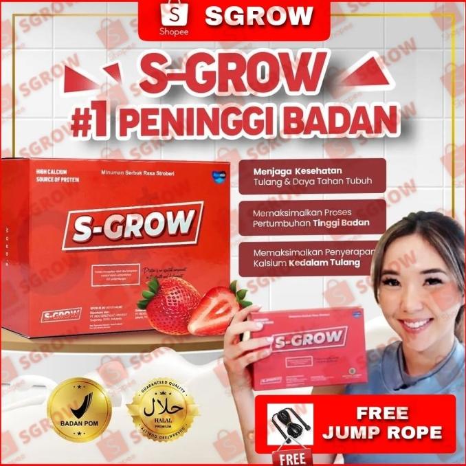 S GROW PENINGGI BADAN / SUSU PENINGGI BADAN S GROW RASA STRAWBERRY