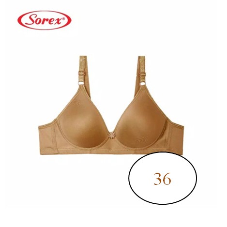 Bra BH Tanpa Kawat Super Soft Sorex 17238-36 Coklat