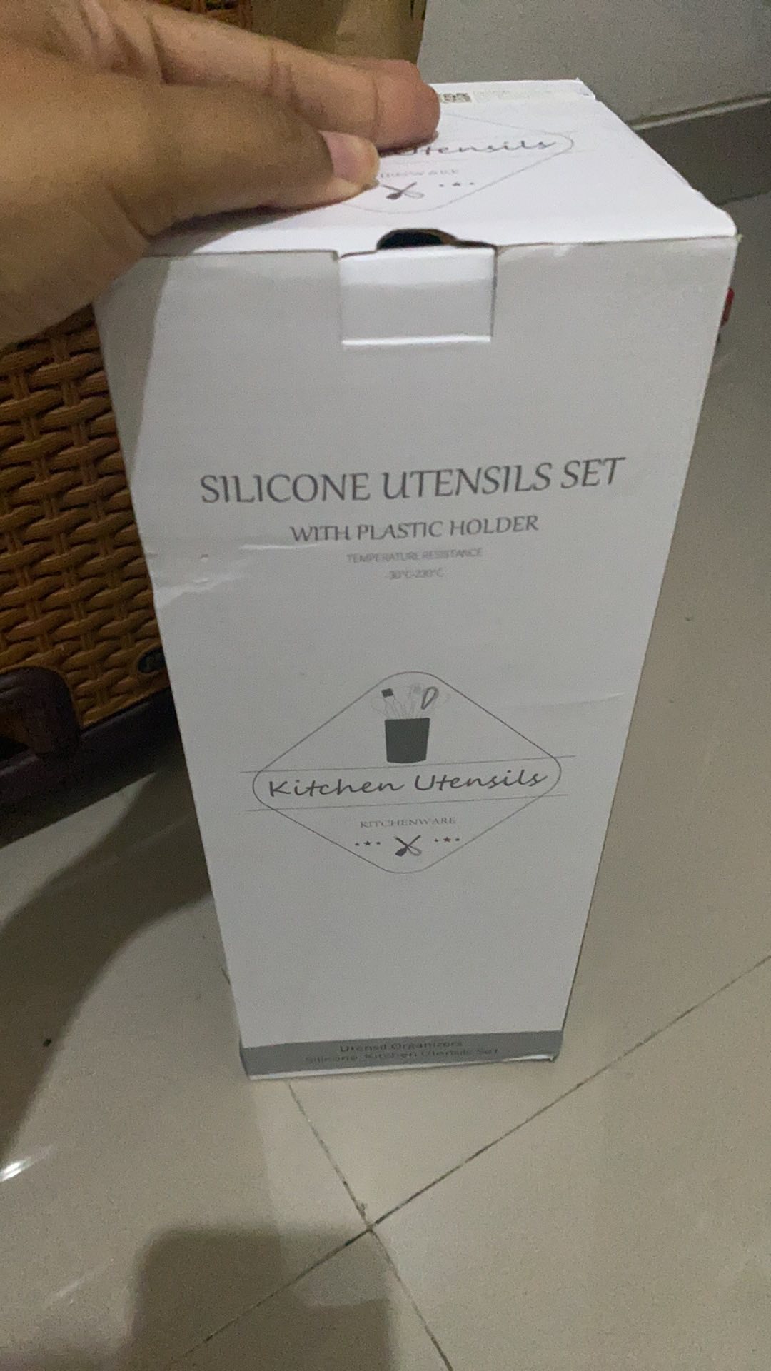 Glanyomi Set Spatula Sutil Alat Masak Dapur Cooking Tools Kitchen Utensils Silicon 9 Pcs - Blue