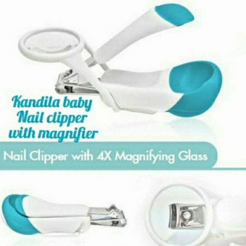 KANDILA Baby Nail Clipper with Magnifier Gunting Kuku Bayi dengan Kaca Pembesar